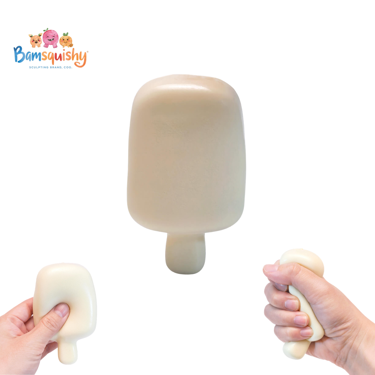 Cream Popsicle Squishy – Soft Slow Rising Stress Relief Fidget Toy BAMSQUISHY