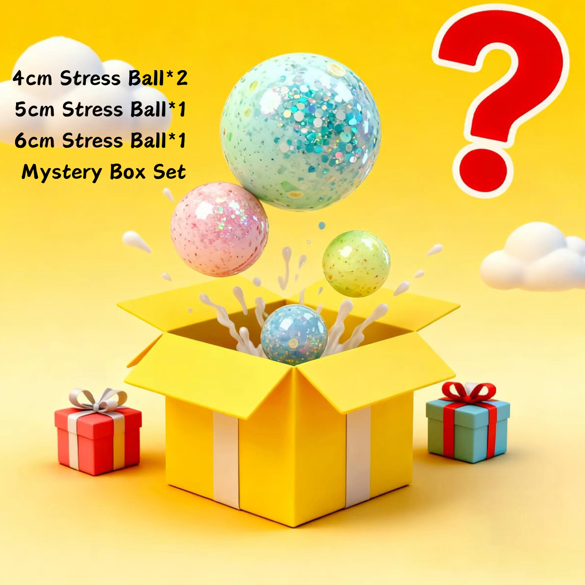 Handmade Stress Ball Mystery Box – DIY Squishy Surprise Set BAMSQUISHY
