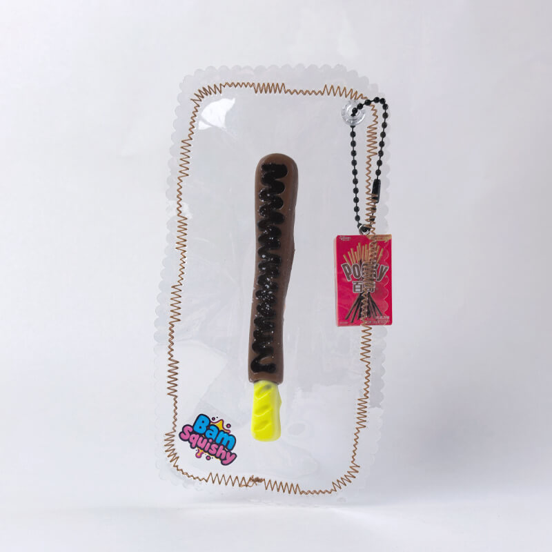 Chocolate Cream Covered Biscuit Stick Bam Squishy - BAMSQUISHY