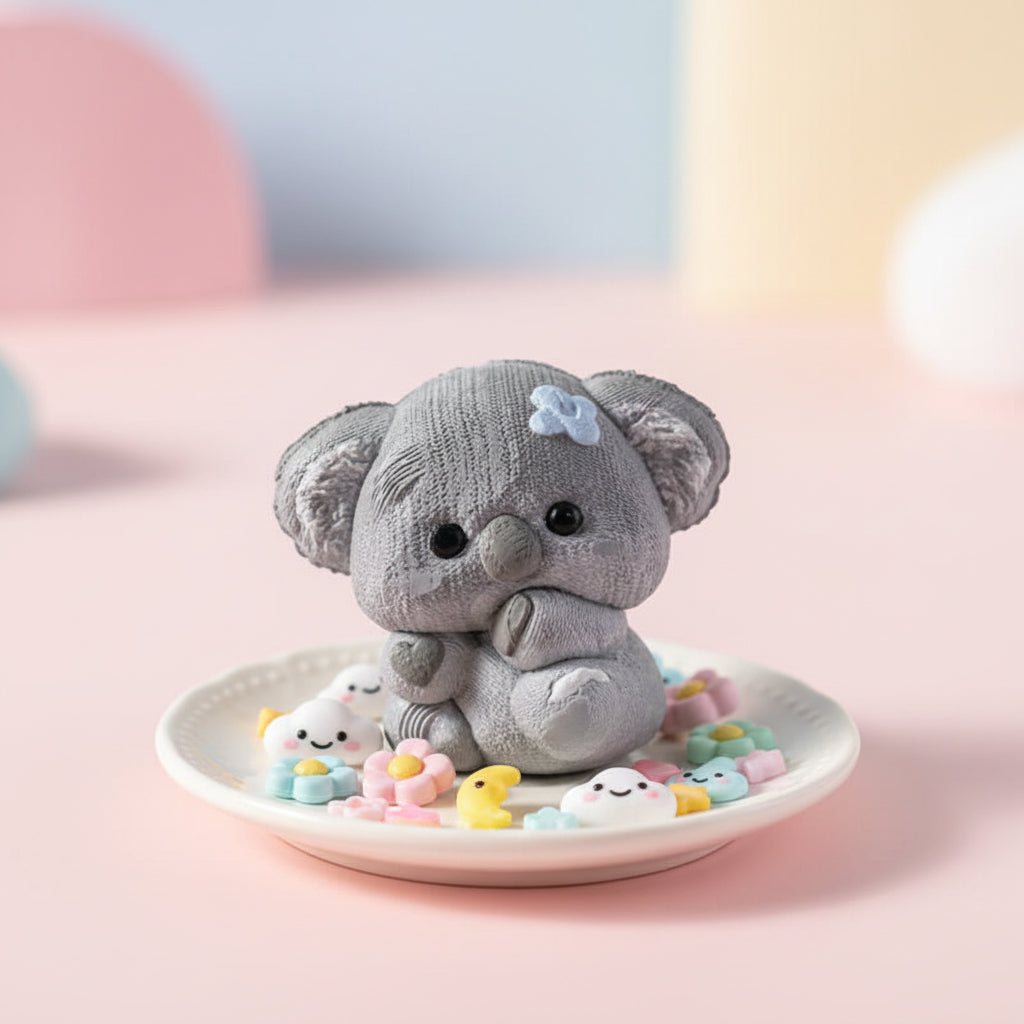 Cute Knitted Kaola Bam Squishy Dokee Boom BAMSQUISHY