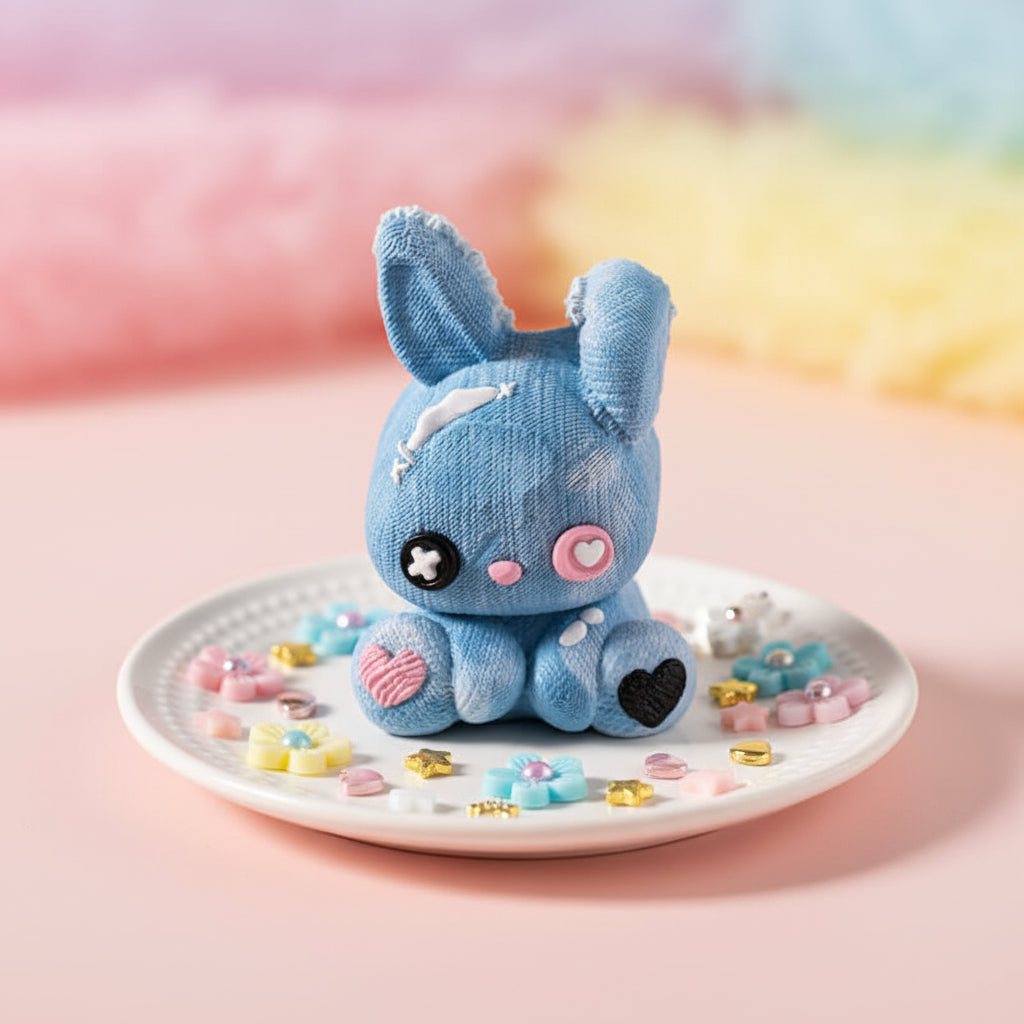 Cute Knitted Rabbit Bam Squishy Dokee Boom BAMSQUISHY