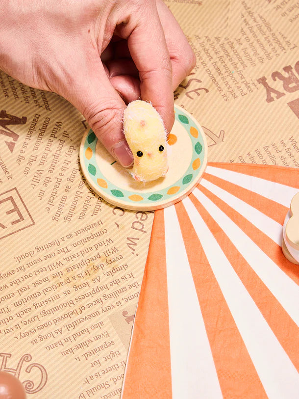 15g Flocked Mini Cute Chick Taba Squishy BAMSQUISHY