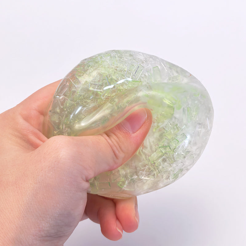 Green Clear Dual-Layer ASMR Stress Ball BAMSQUISHY
