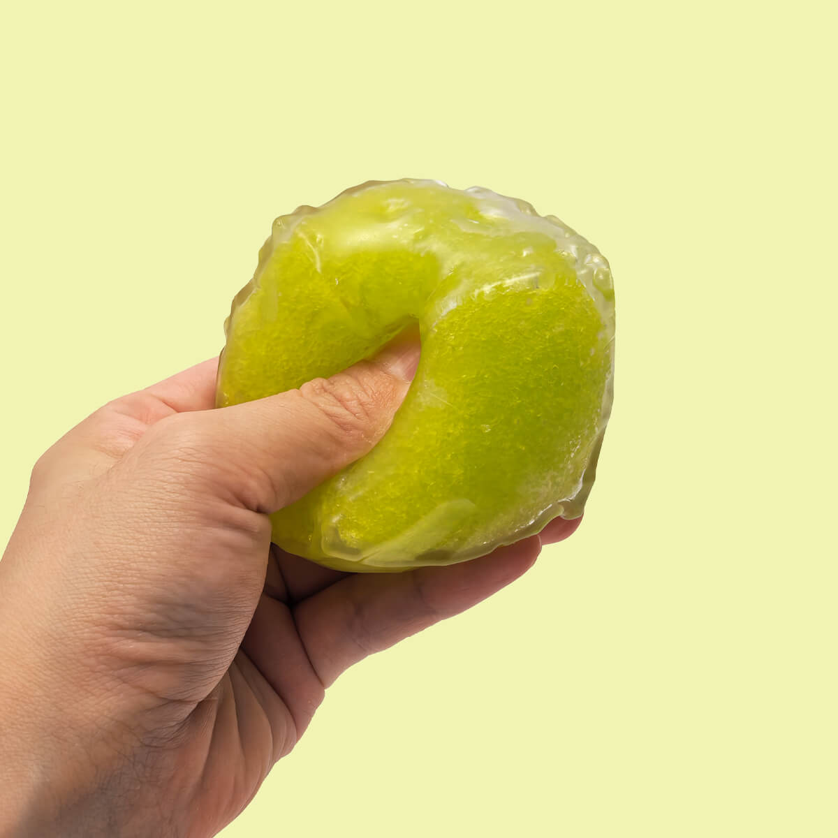 Mini Frosted Grape Cheese Cube Fidget Toy BAMSQUISHY