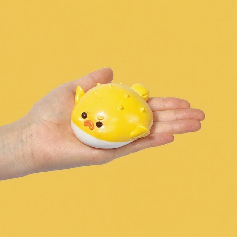 Yellow Pufferfish Taba Squishy BAMSQUISHY