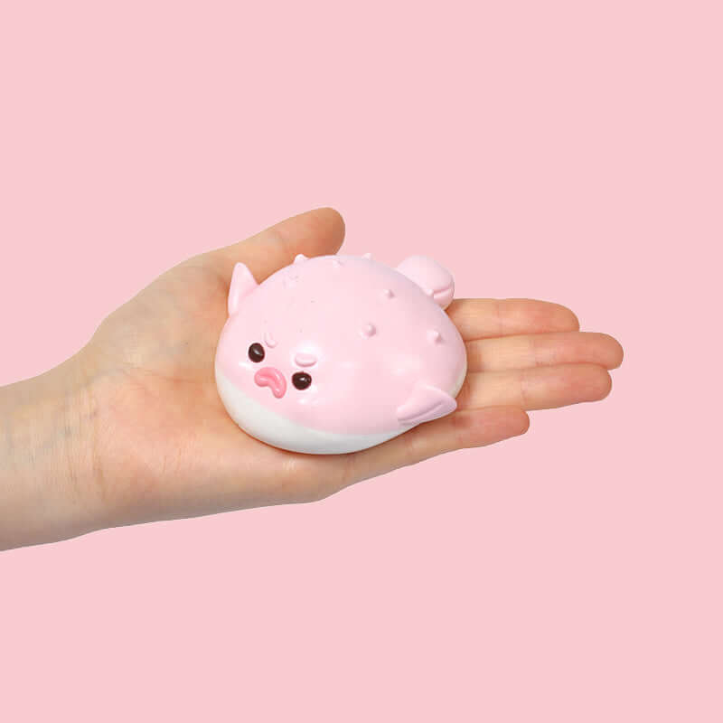 Pink Pufferfish Taba Squishy BAMSQUISHY