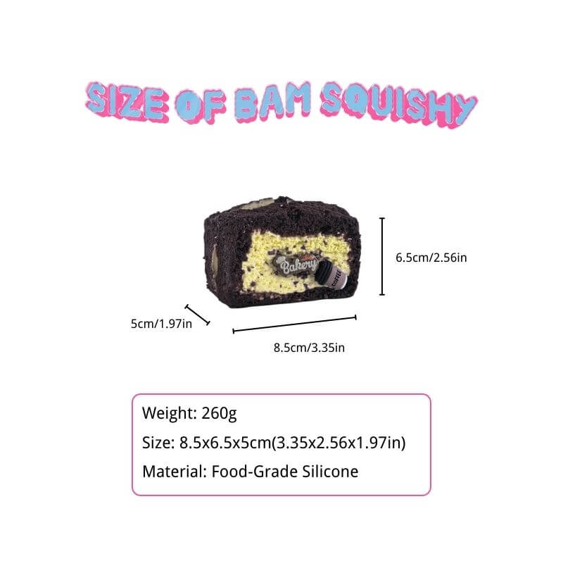Coffee Double-layer Toast Bam Squishy - BAMSQUISHY
