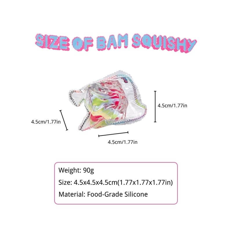 Rainbow Ice Cube Taba Squishy BAMSQUISHY
