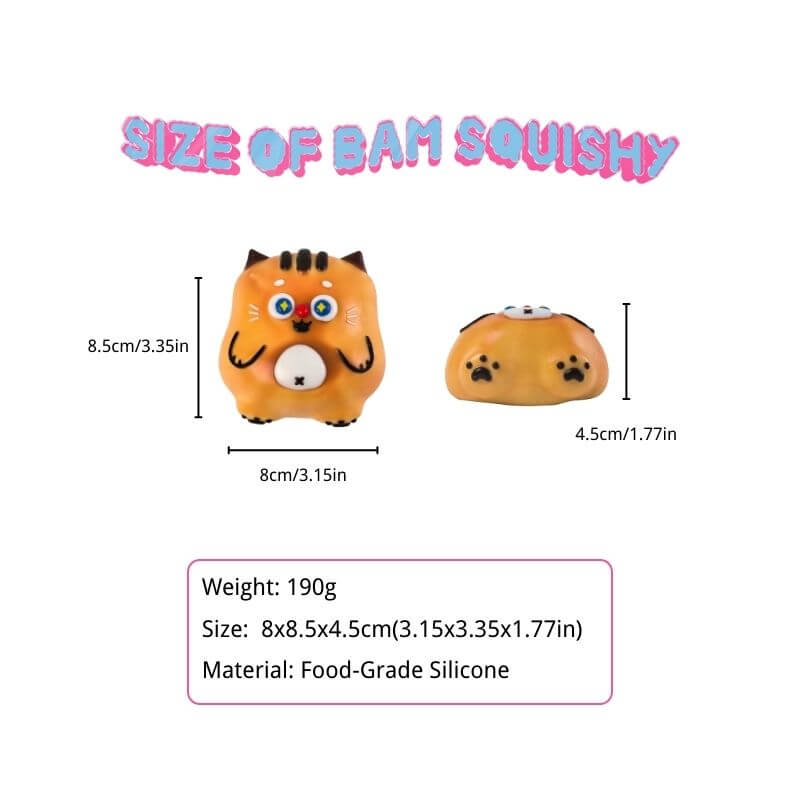 Happy Gourd Cat Bam Squishy BAMSQUISHY