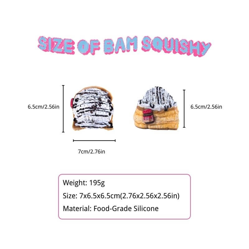 Ice Cream On Toast Bam Squishy - BAMSQUISHY