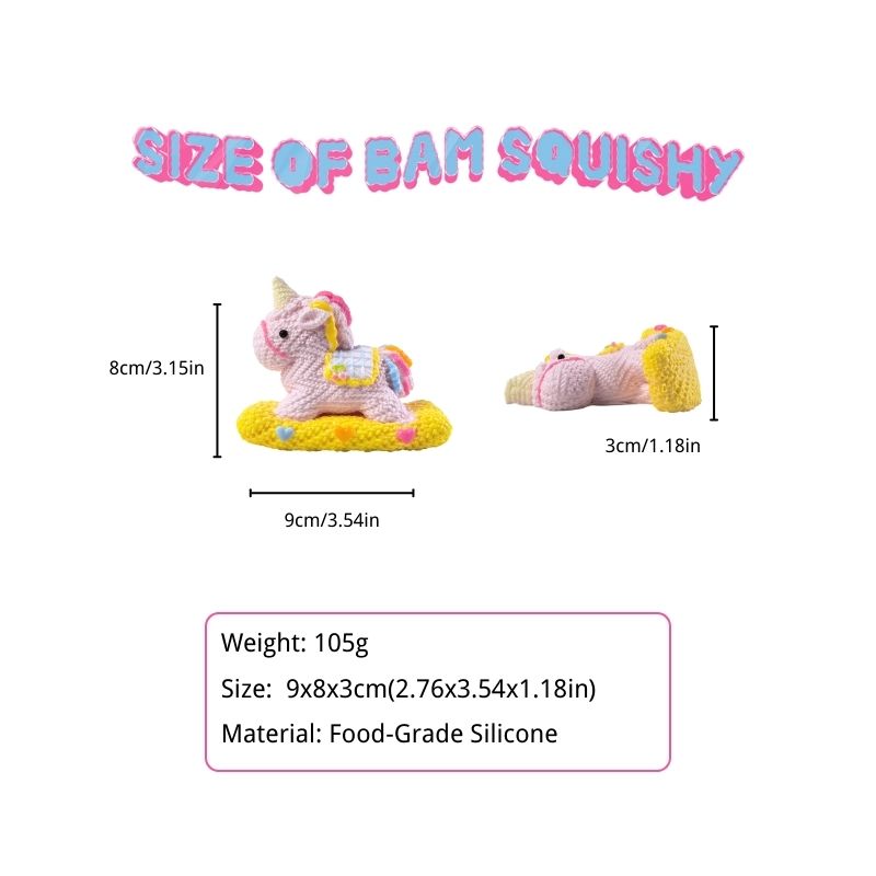 Knitted Carousel Bam Squishy - BAMSQUISHY