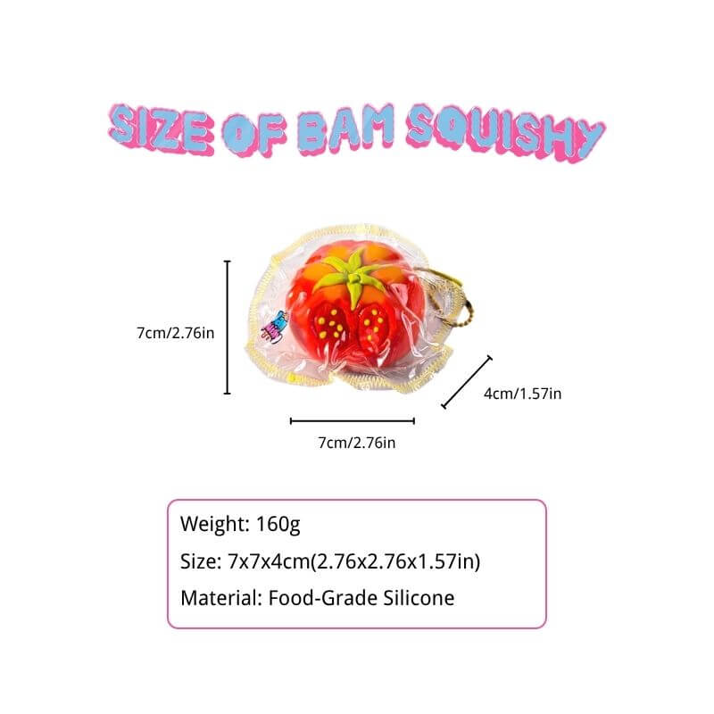 Red Tamato Bam Squishy BAMSQUISHY