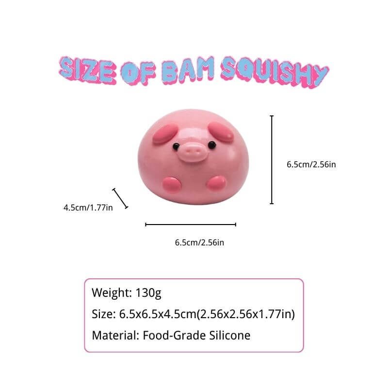 Big Pig Ball Bam Squishy BAMSQUISHY