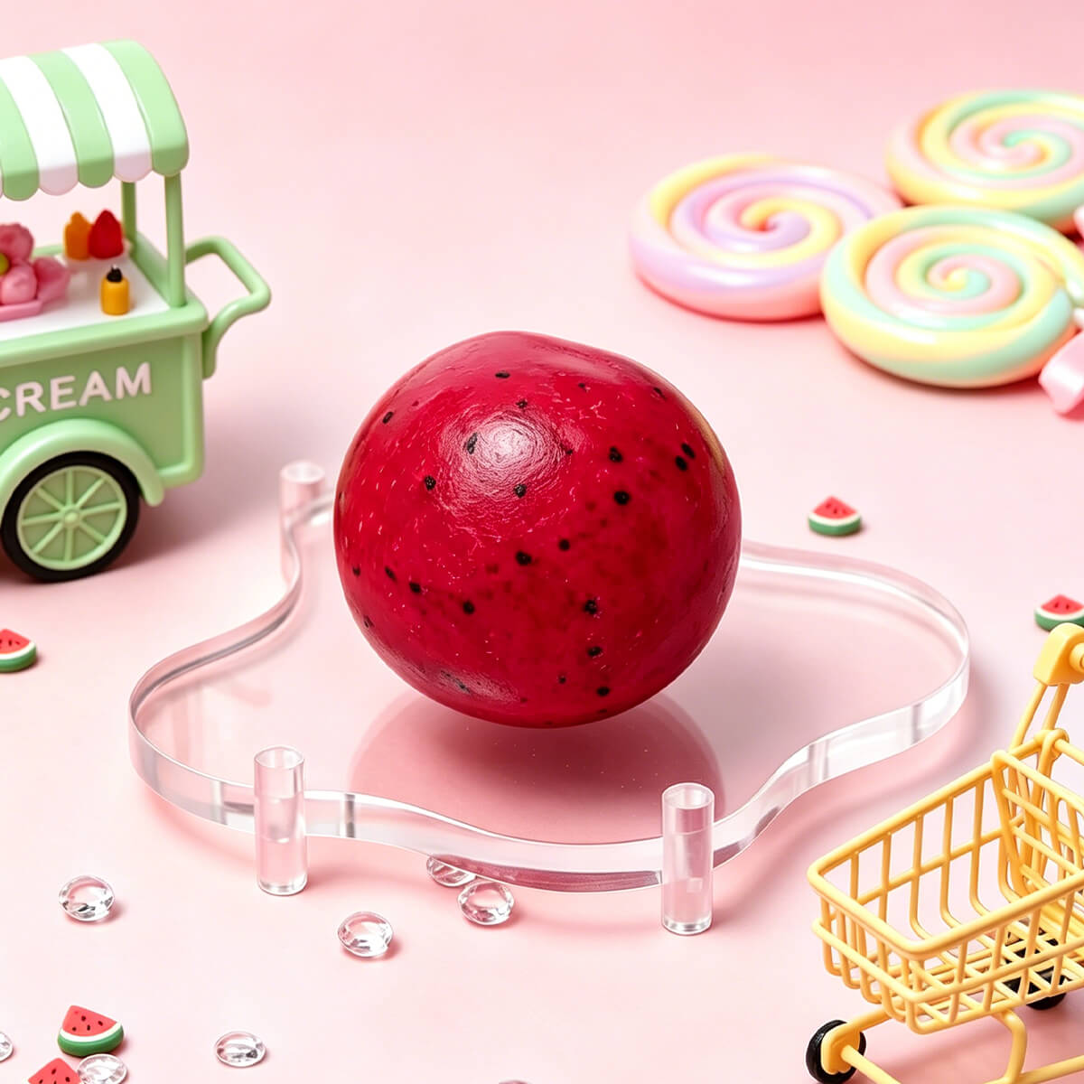 Watermelon Smoothie Handmade Ball BAMSQUISHY